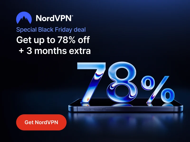NordVPN: special Black Friday deal, get up to 78% off plus 3 months extra