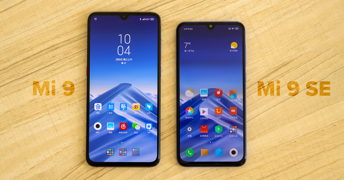 Xiaomi Mi 9 vs Xiaomi Mi 9 SE, ¿qué diferencias hay?