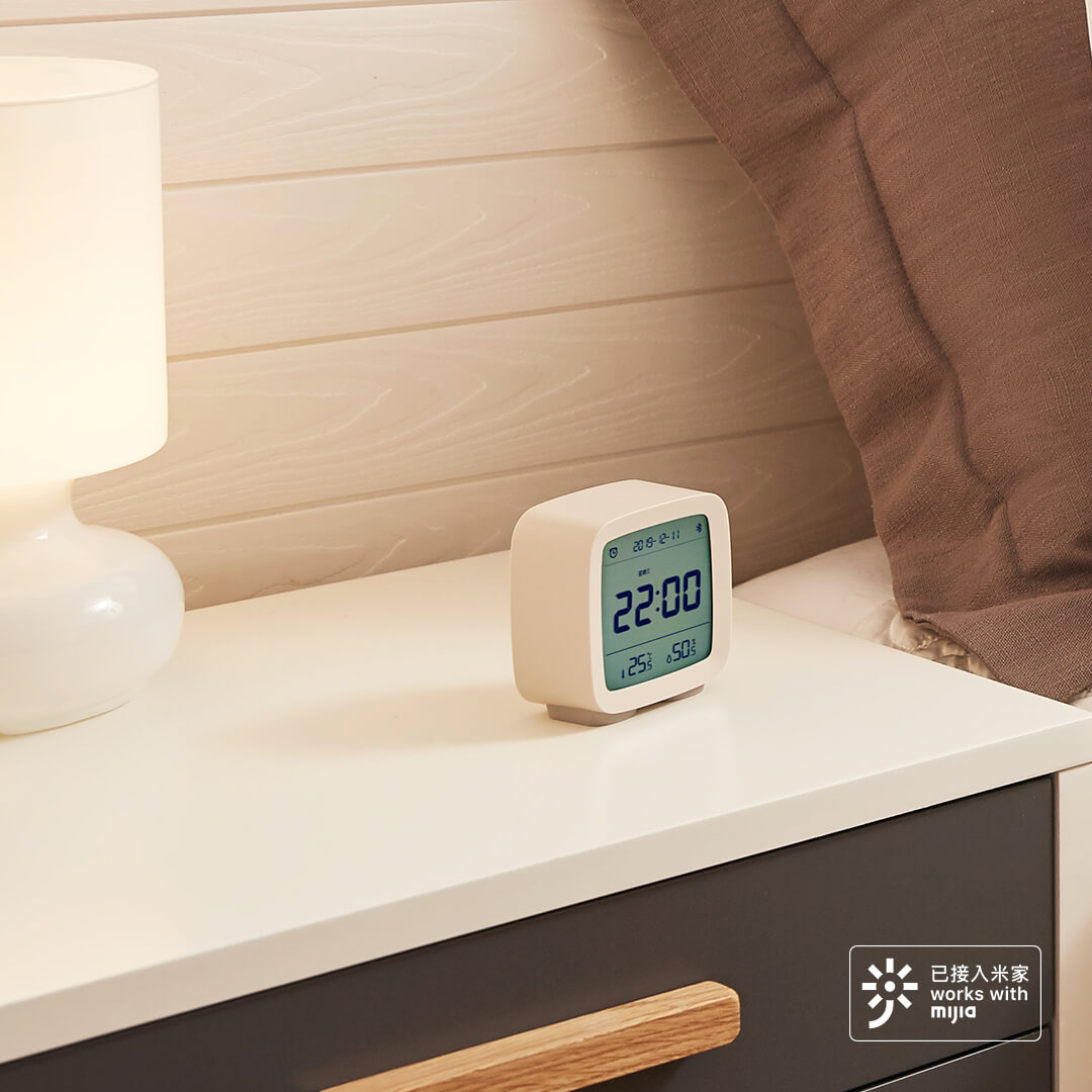 In stock Xiaomi Cleargrass Bluetooth Alarm Clock smart Control Temperature