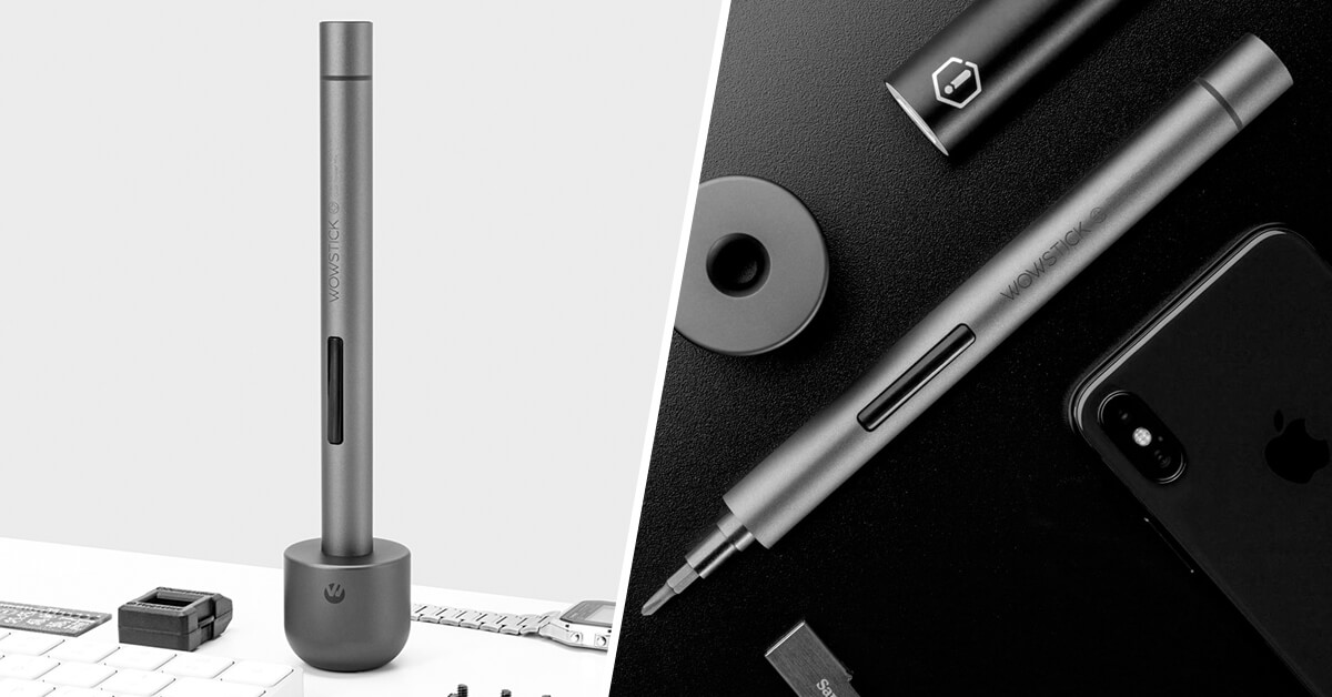 Professional Xiaomi Wowstick 1F + screwdriver has up to 56 bits and is now  in Czech stock for 23 € - Xiaomi Planet
