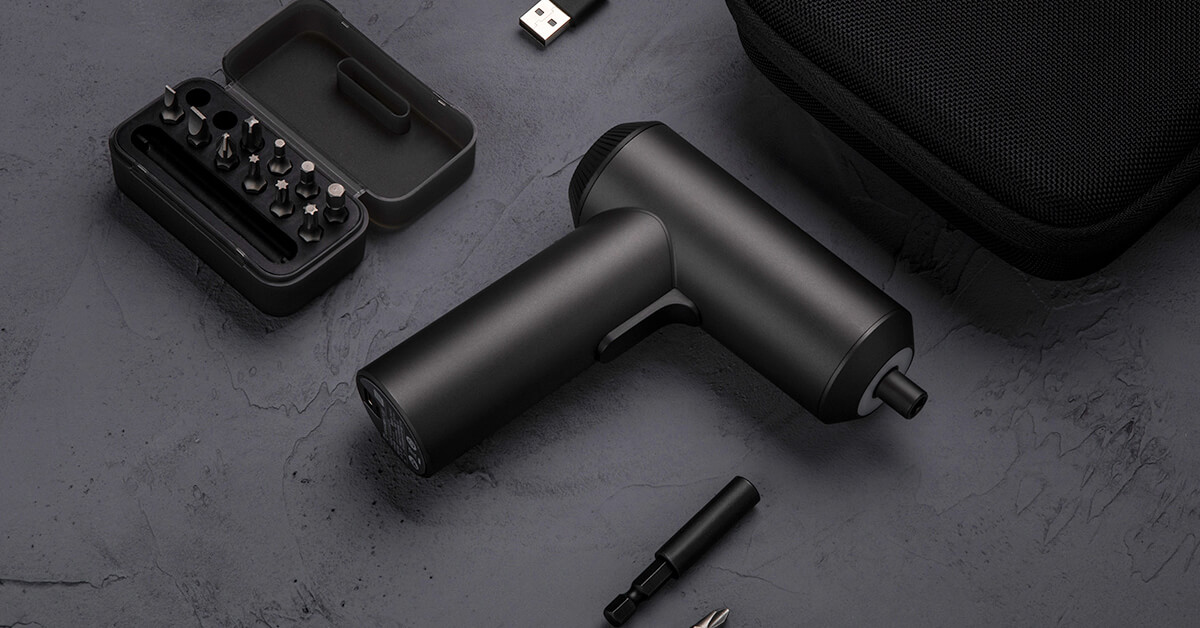 Xiaomi Mijia The Electric Screwdriver Also Has A Beautiful Design And 12 Extensions