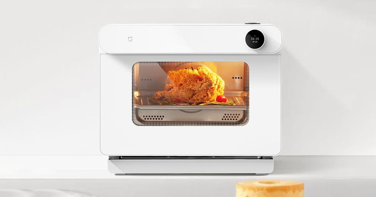 Xiaomi Smart steaming Oven. Умная микроволновка. Кухонный робот Xiaomi Smart. Конвекторная маленькая духовка Сяоми.