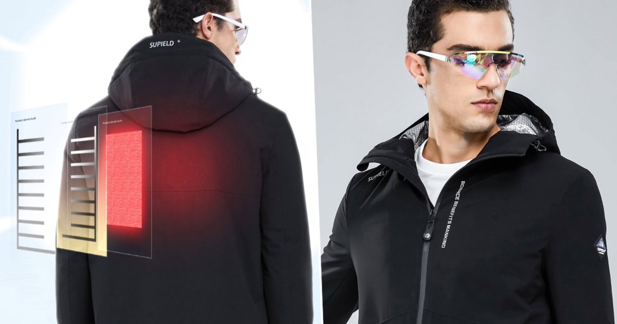 Xiaomi with the Supield brand is a heated jacket with an airgel