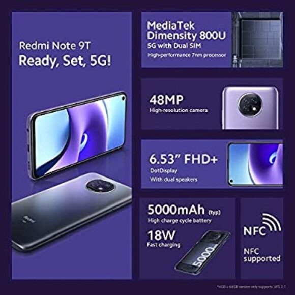 Redmi Note 9T 5G appeared on Amazon before the launch of | Xiaomi Planet