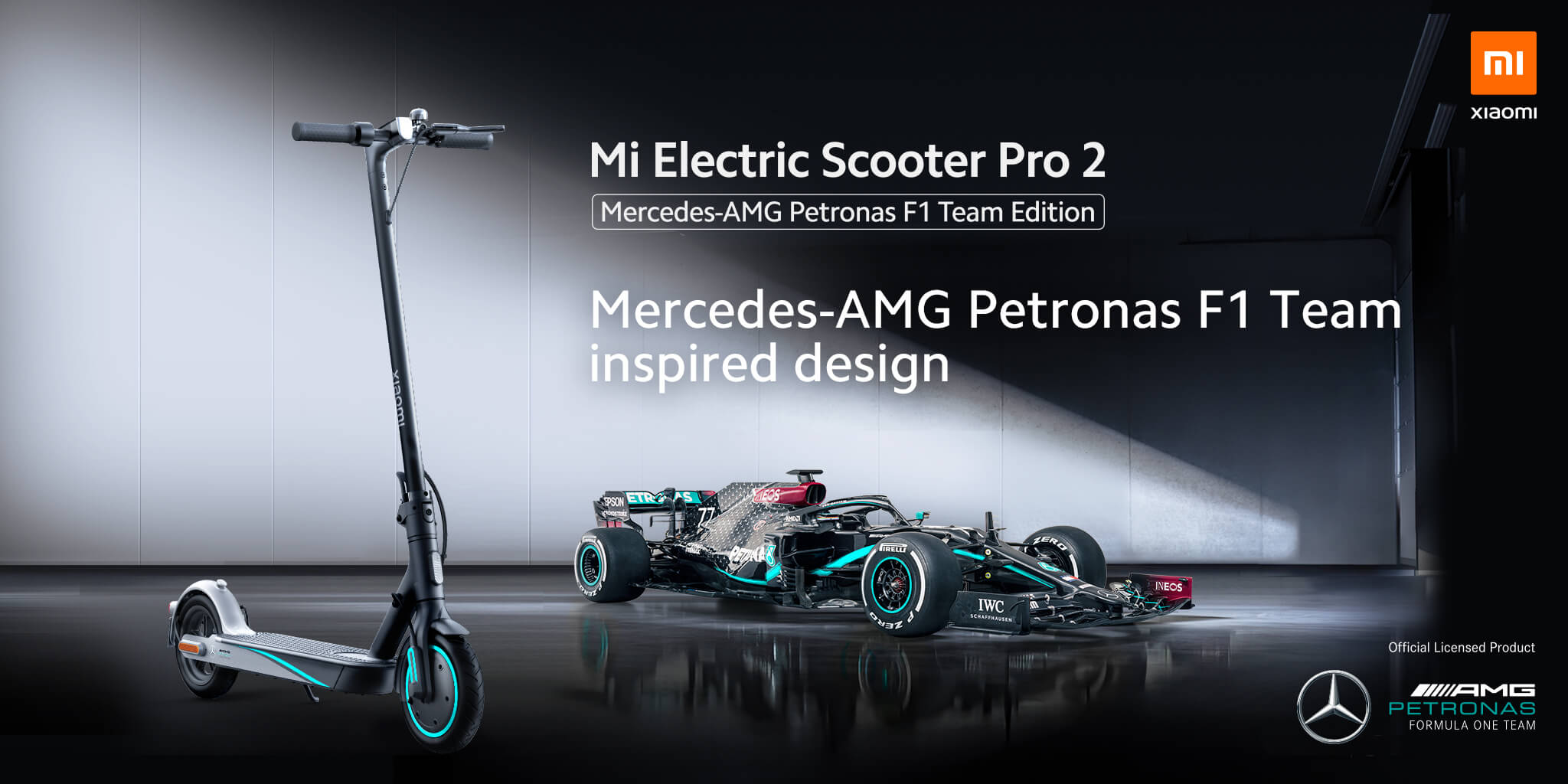 Xiaomi Mi Electric Scooter Pro 2 Mercedes-AMG Petronas F1 Team Edition