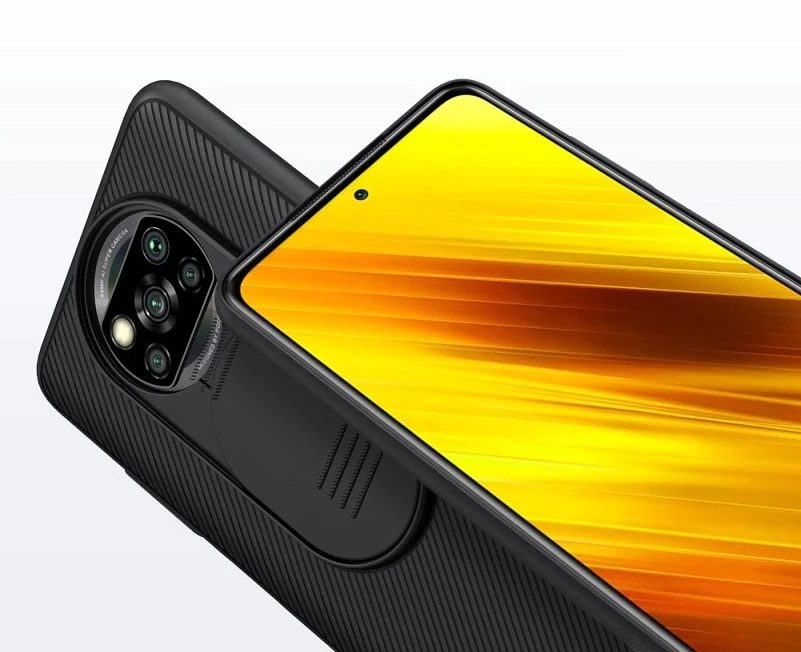 GOKEN Cover Per Xiaomi Poco X3 Pro/NFC: Custodia In TPU Con Bordi Dorati Galvanici – Protezione Elegante!