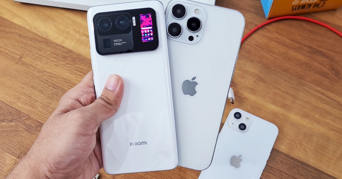 Shots iPhone Pro Max Mi 11 Ultra: Surprising