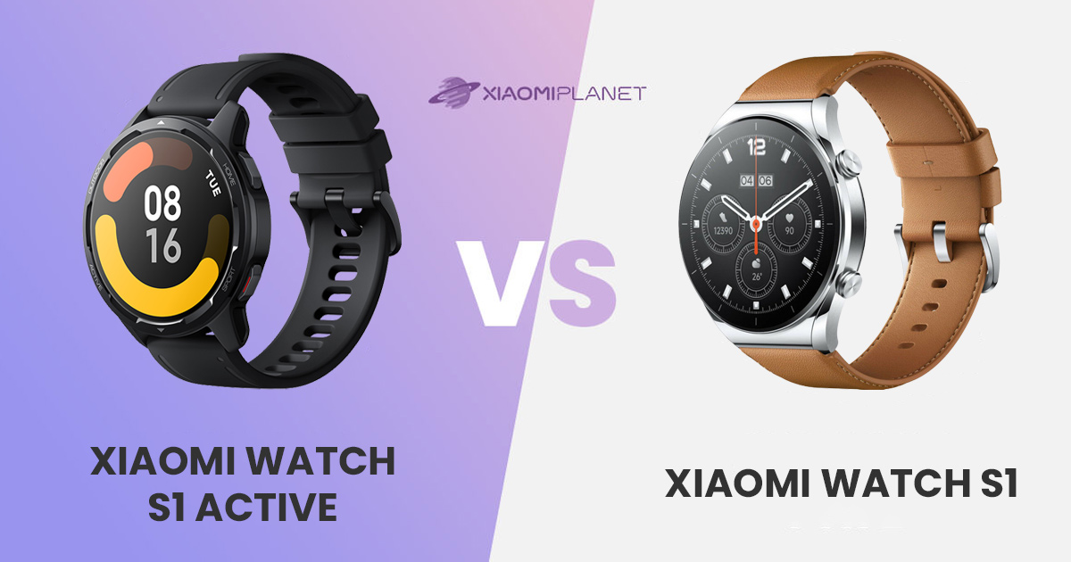 Confronto smartwatch: Xiaomi Watch S1 vs Xiaomi Watch S1 Active