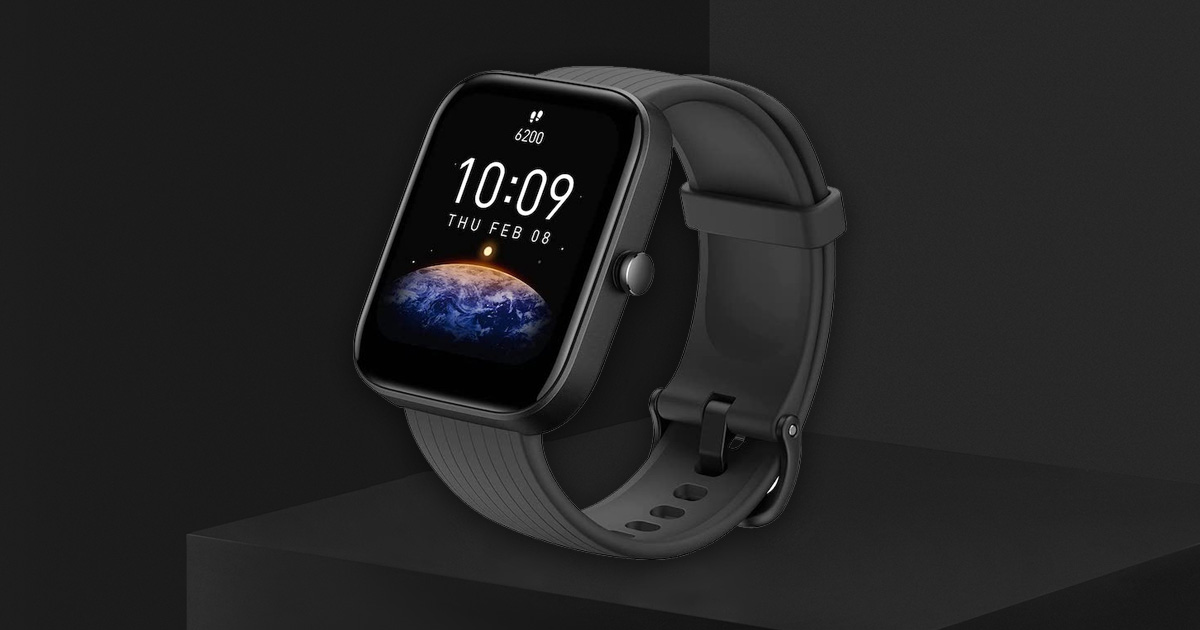 Low price only €41: Amazfit Bip 3 Pro smart watch has GPS, 5 ATM