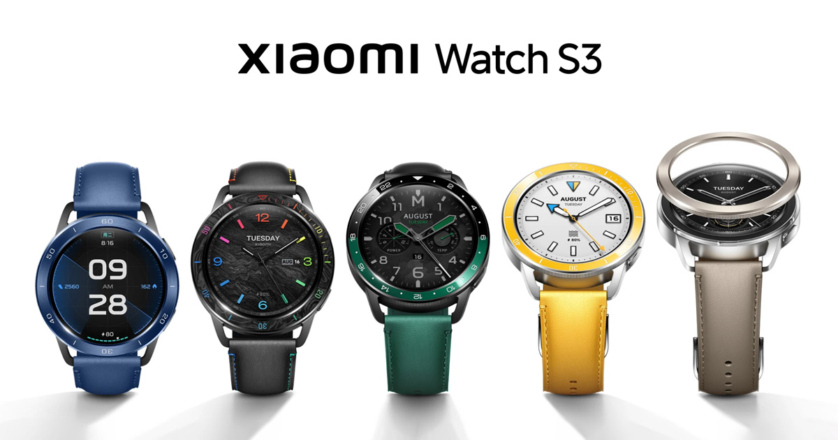 Xiaomi Watch S3 è il primo orologio intelligente con HyperOS