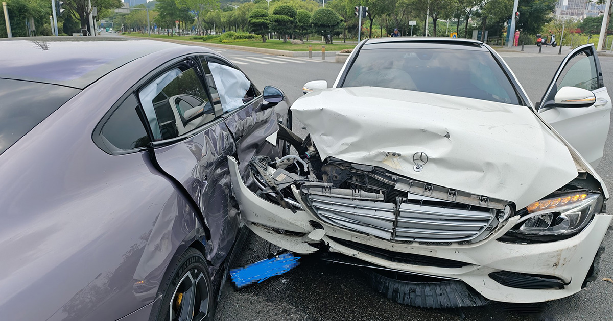 One of the first accidents of the Xiaomi SU7 electric car in China - Xiaomi Planet