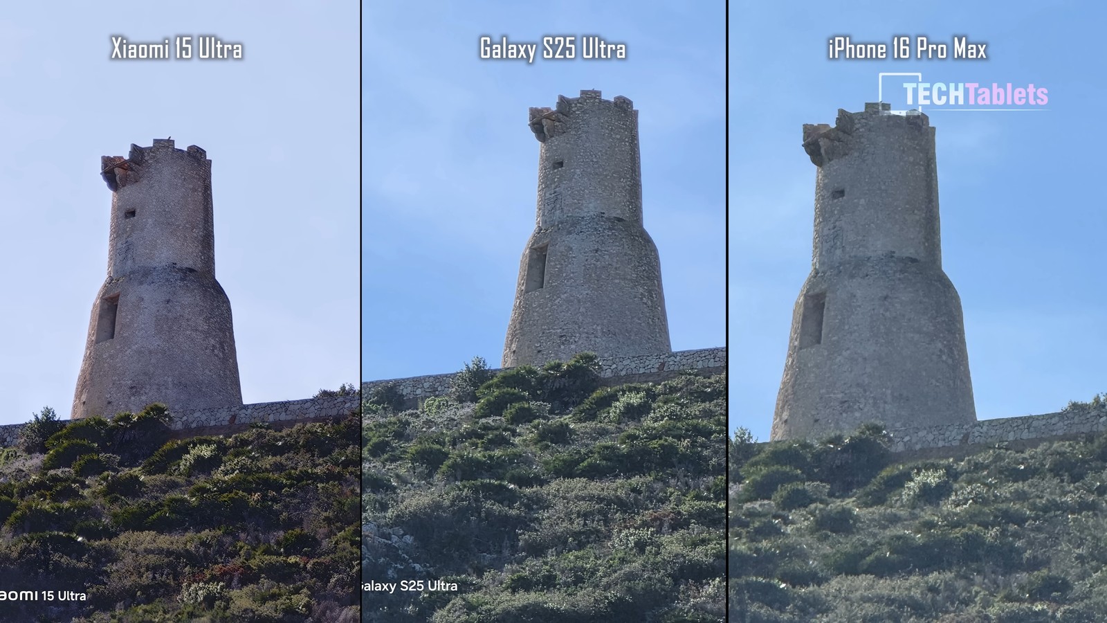 Xiaomi 15 Ultra Vs Galaxy S25 Ultra Vs iPhone 16 Pro Max Camera Comparison