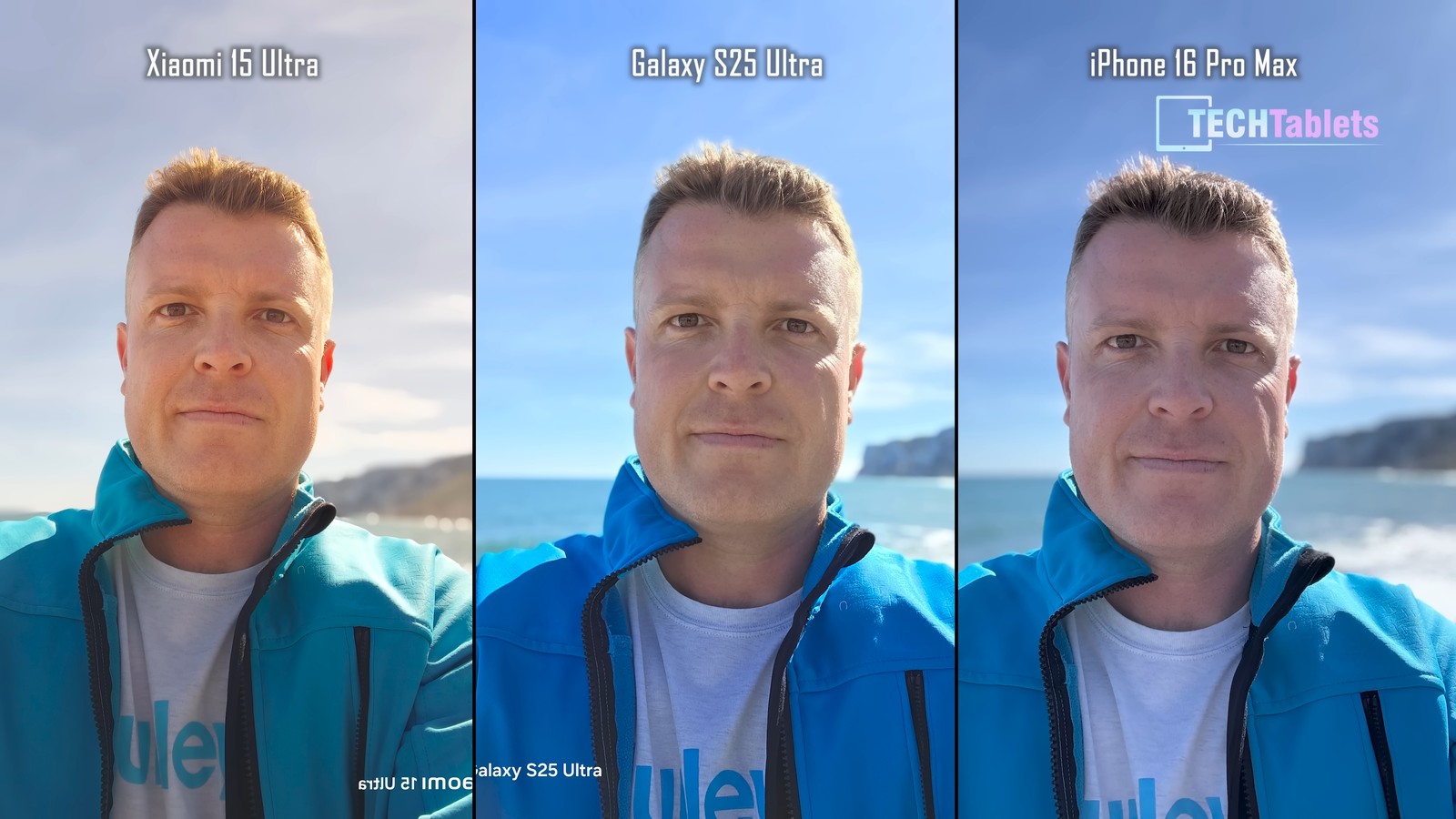 Xiaomi 15 Ultra Vs Galaxy S25 Ultra Vs iPhone 16 Pro Max Camera Comparison selfie