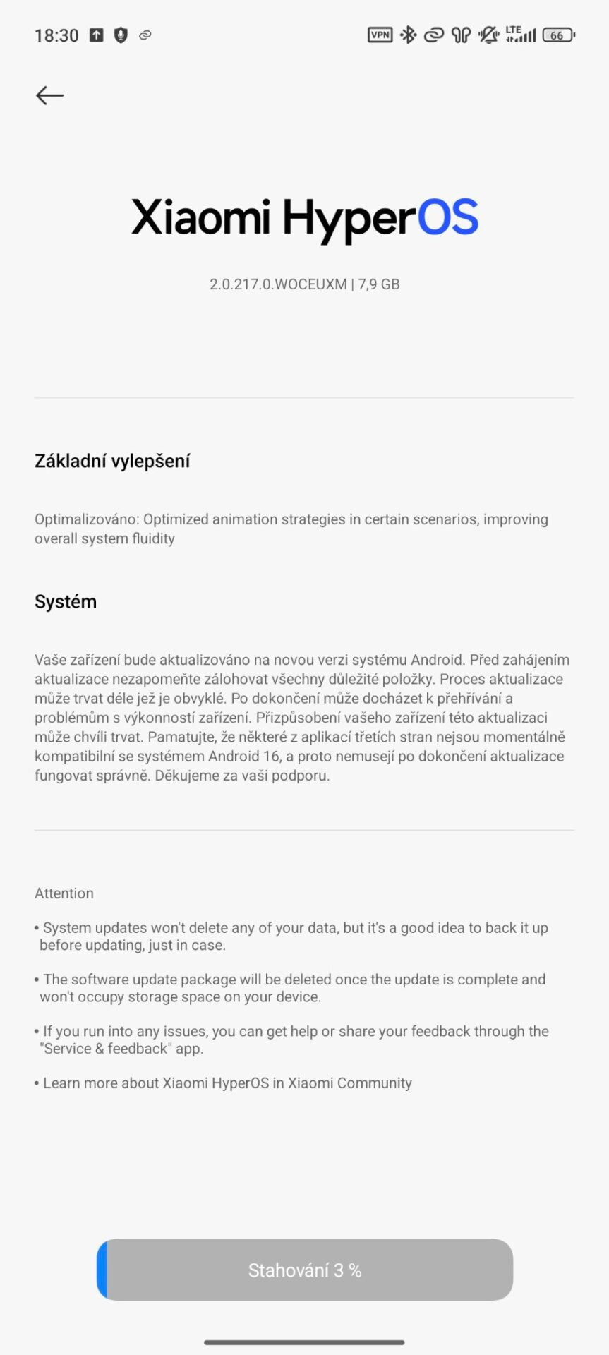 Xiaomi 15 Android 16 HyperOS 2.3