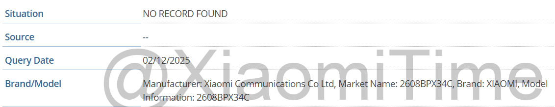 2608BPX34C xiaomi trifold