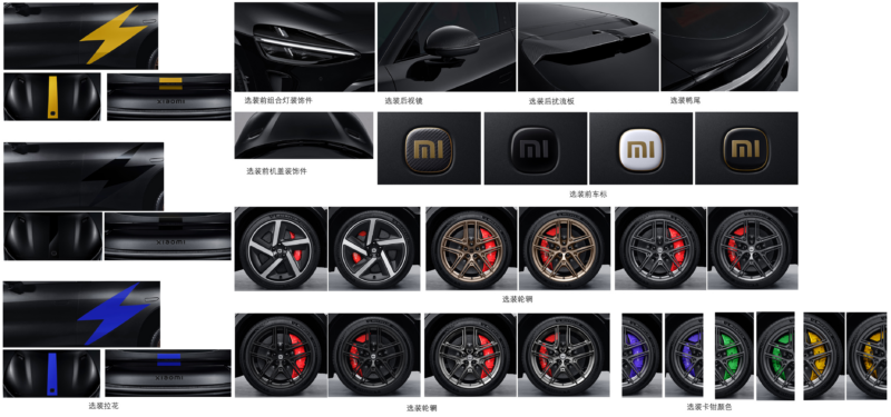 Xiaomi YU7 GT možnosti
