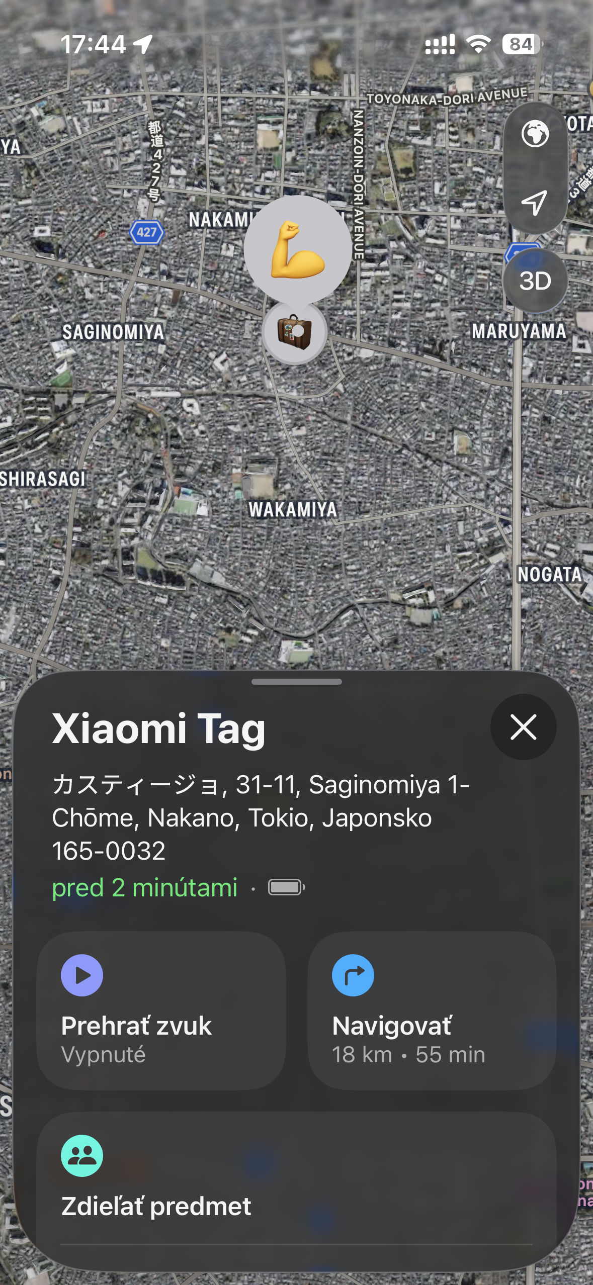 Xiaomi Tag (vs Apple AirTag) v sieti Apple Find My