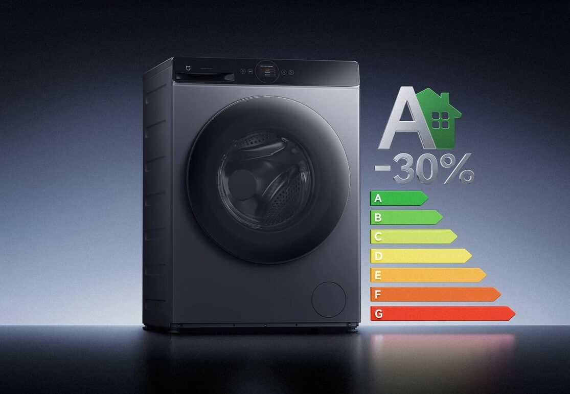 Xiaomi Mijia Front Load Washer Dryer Pro 10 kg – energetická efektívnosť