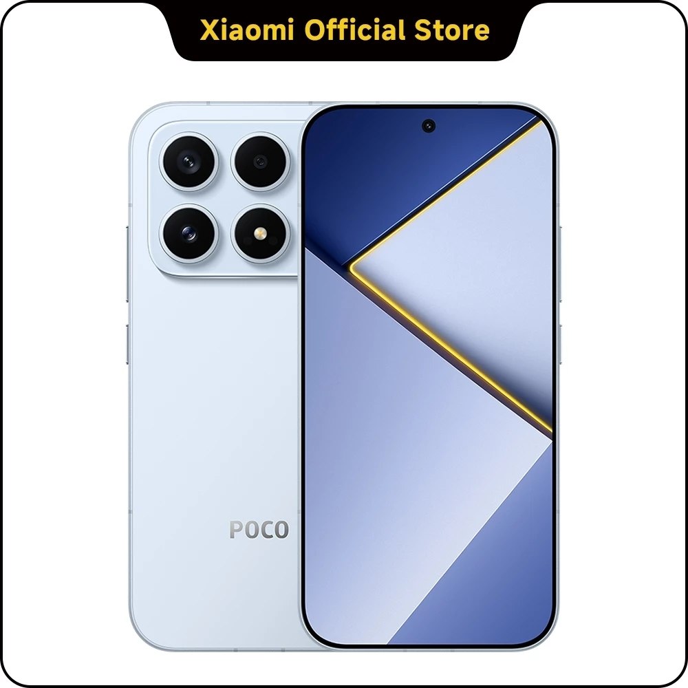 POCO X8s v modrej farbe