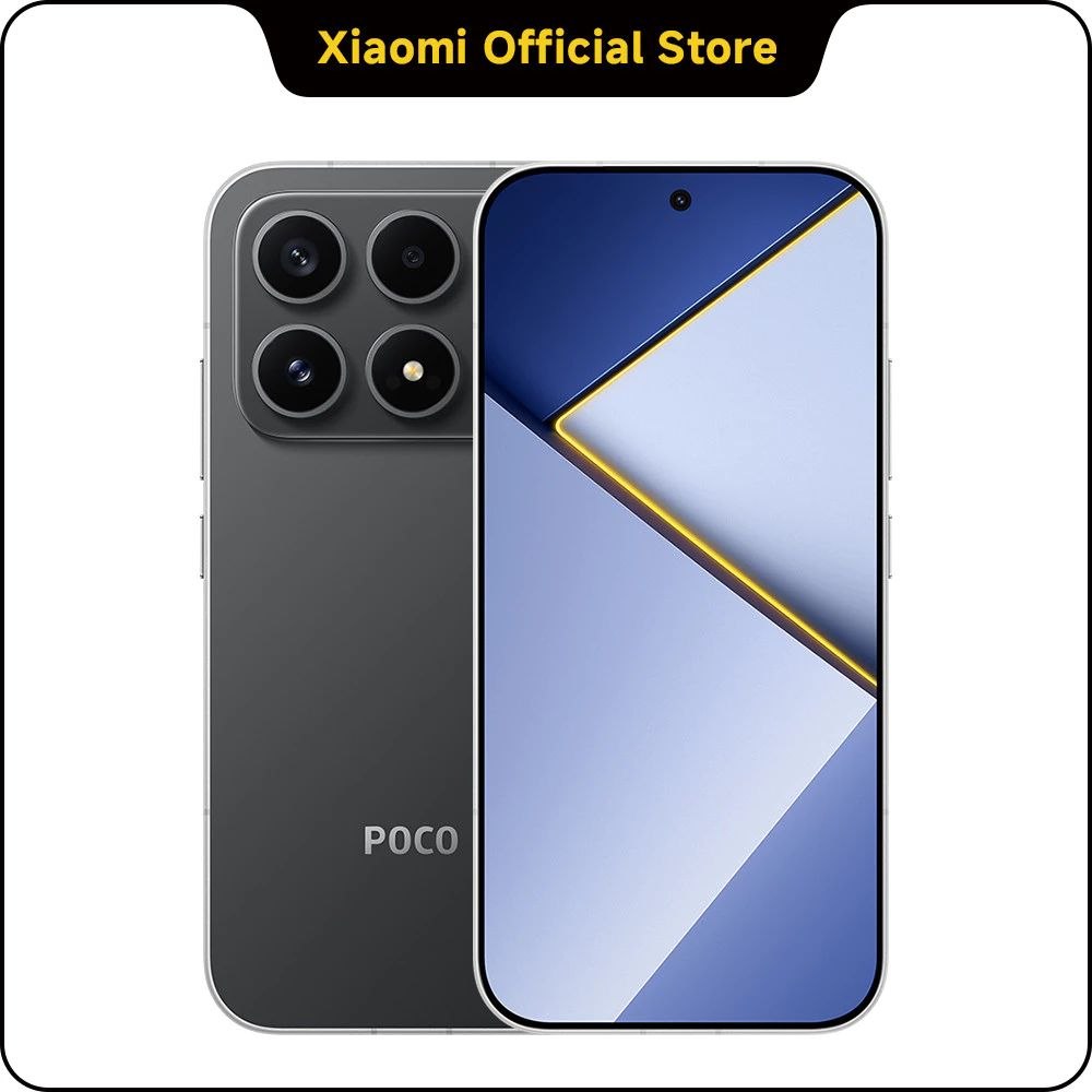POCO X8s v čiernej farbe