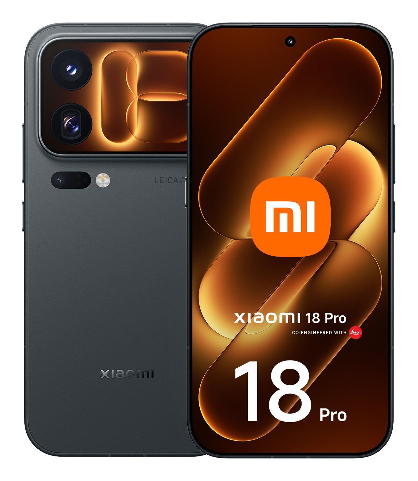 Globálny Xiaomi 18 Pro v čiernej farbe