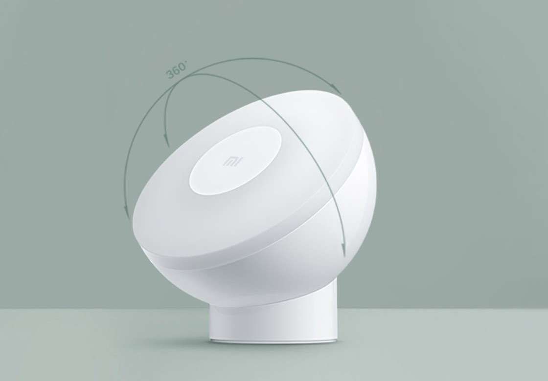 Magnetický podstavec lampičky Xiaomi Night Light 2 sa otáča o 360 stupňov