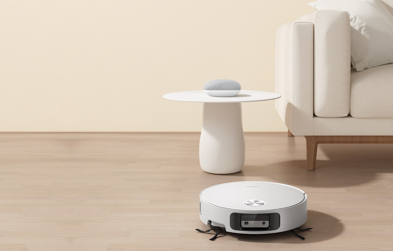 Xiaomi Robot Vacuum 6 v obývačke