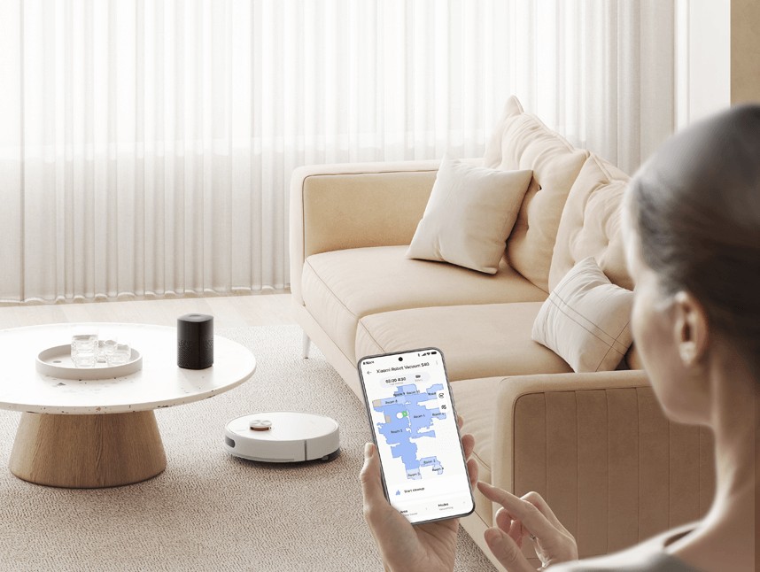 Xiaomi Robot Vacuum S40 v aplikácii Xiaomi Home