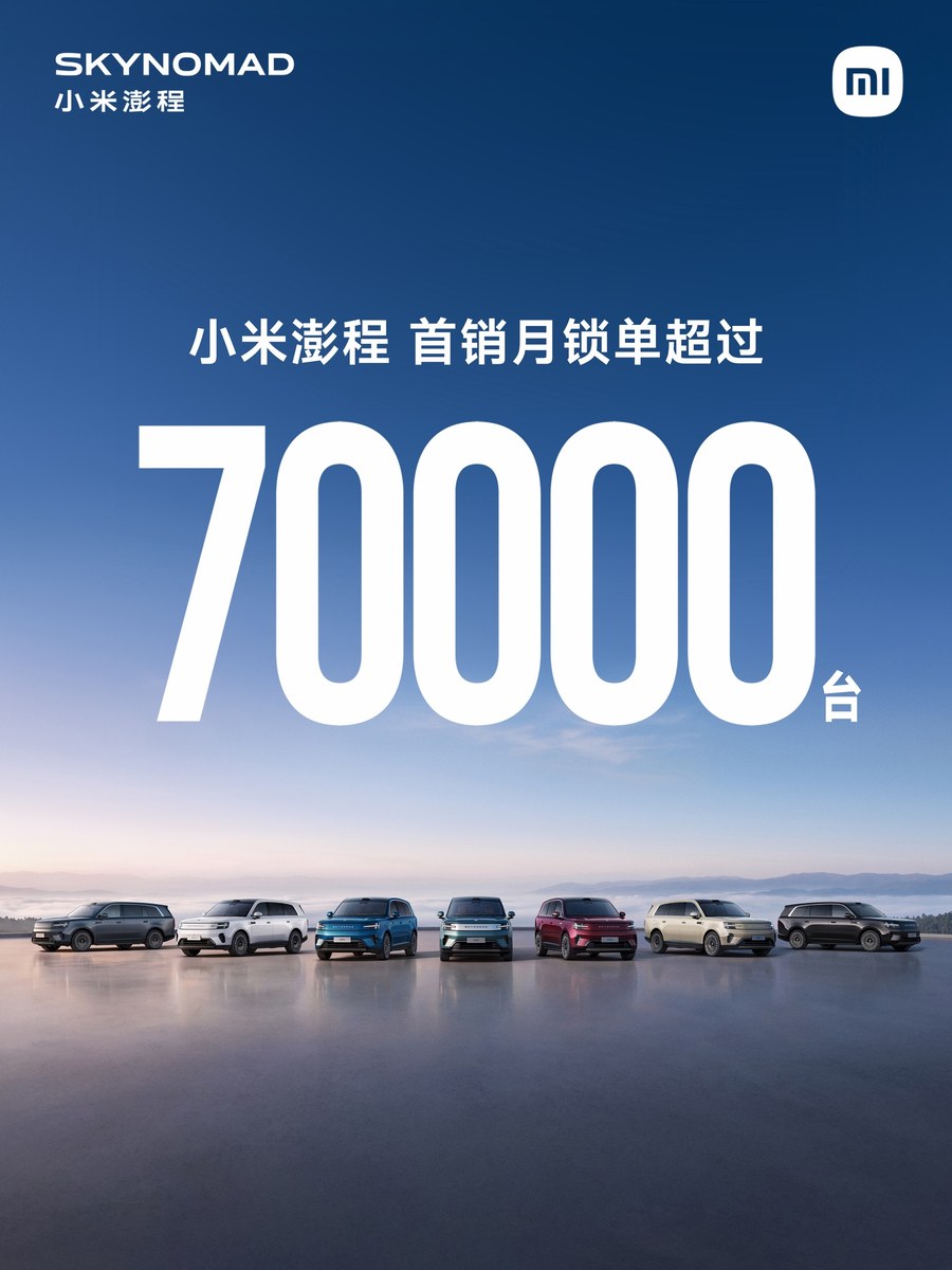 Xiaomi SkyNomad 70 000 objednávok